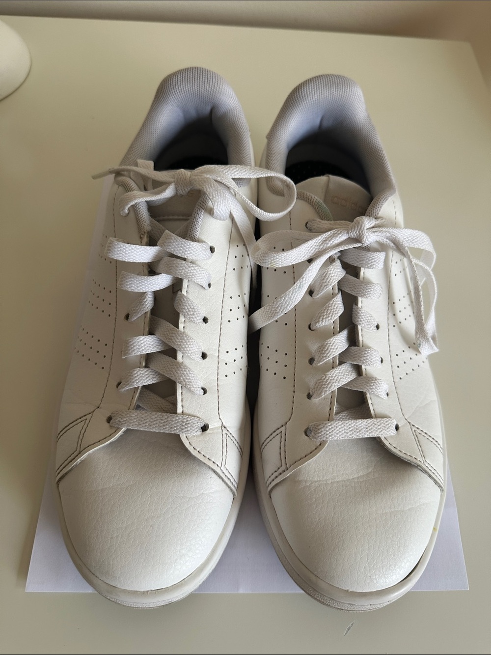 adidas Advantage Trainer White Sneakers